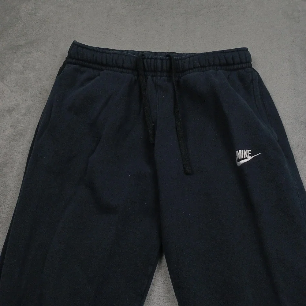 Nike Pants Mens Medium Black Pockets Cotton Blend Activewear Casual A3